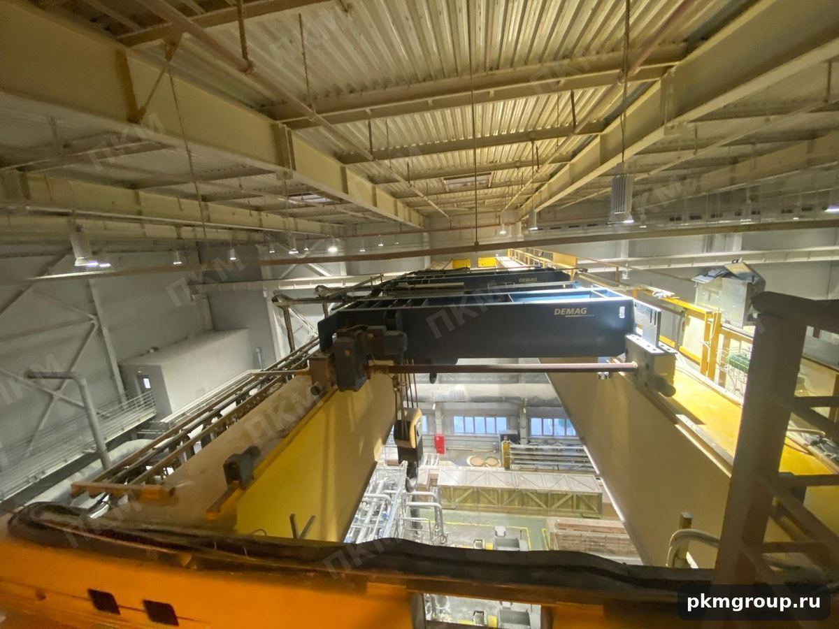 Мостовые краны Demag в пролёте после модернизации — ПроектКранМонтаж Мостовые краны Demag в пролёте после модернизации